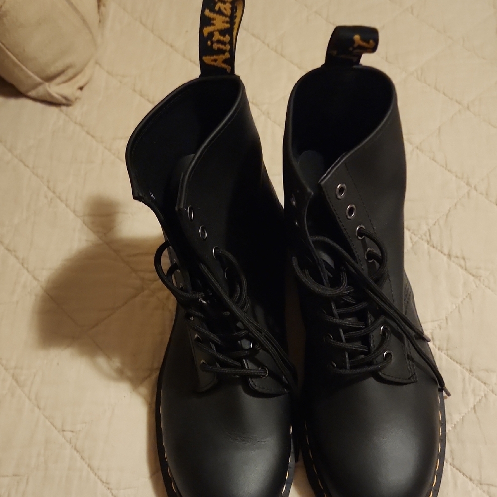 Dr. Martens Black Combat Boots